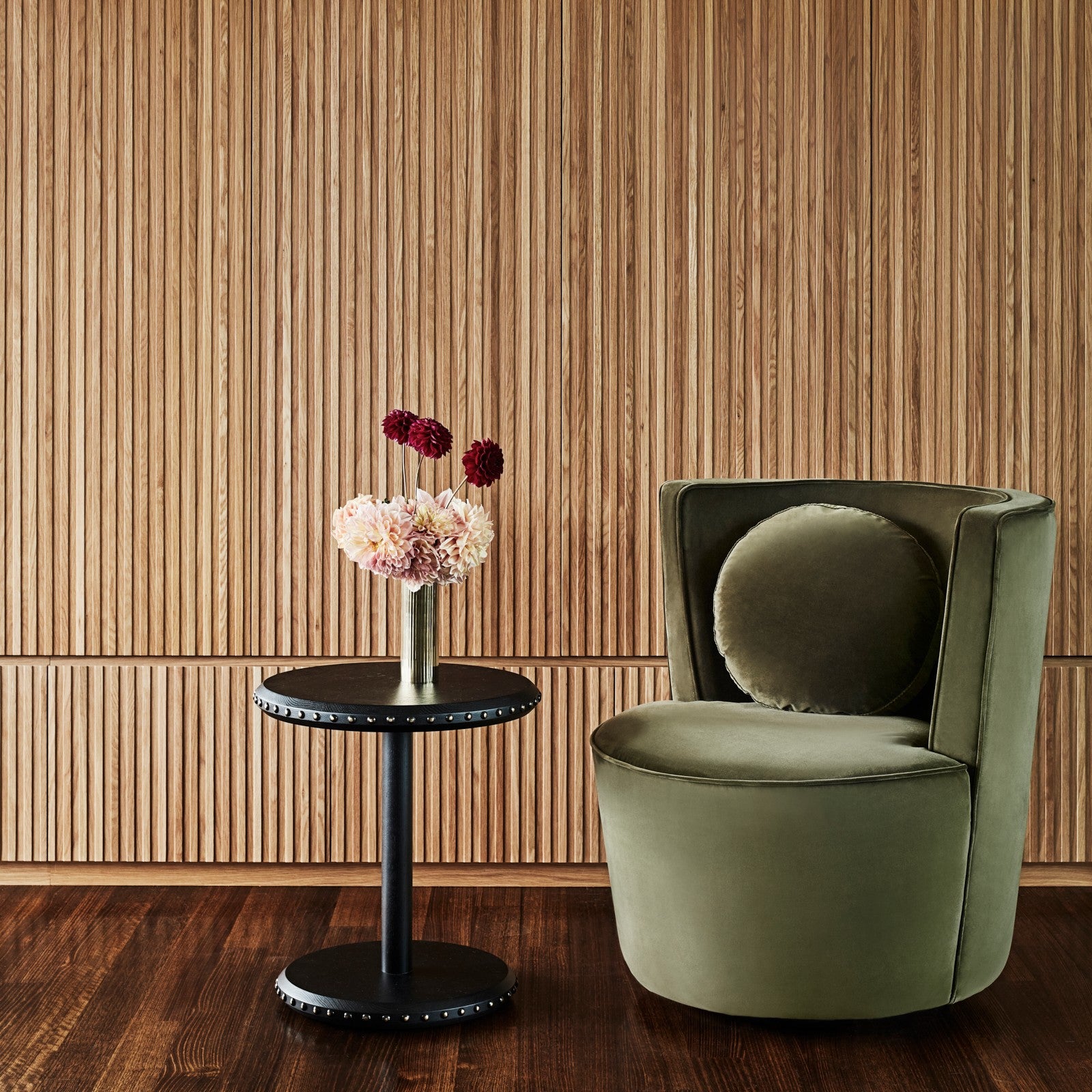 Sapphire Small Swivel Armchair