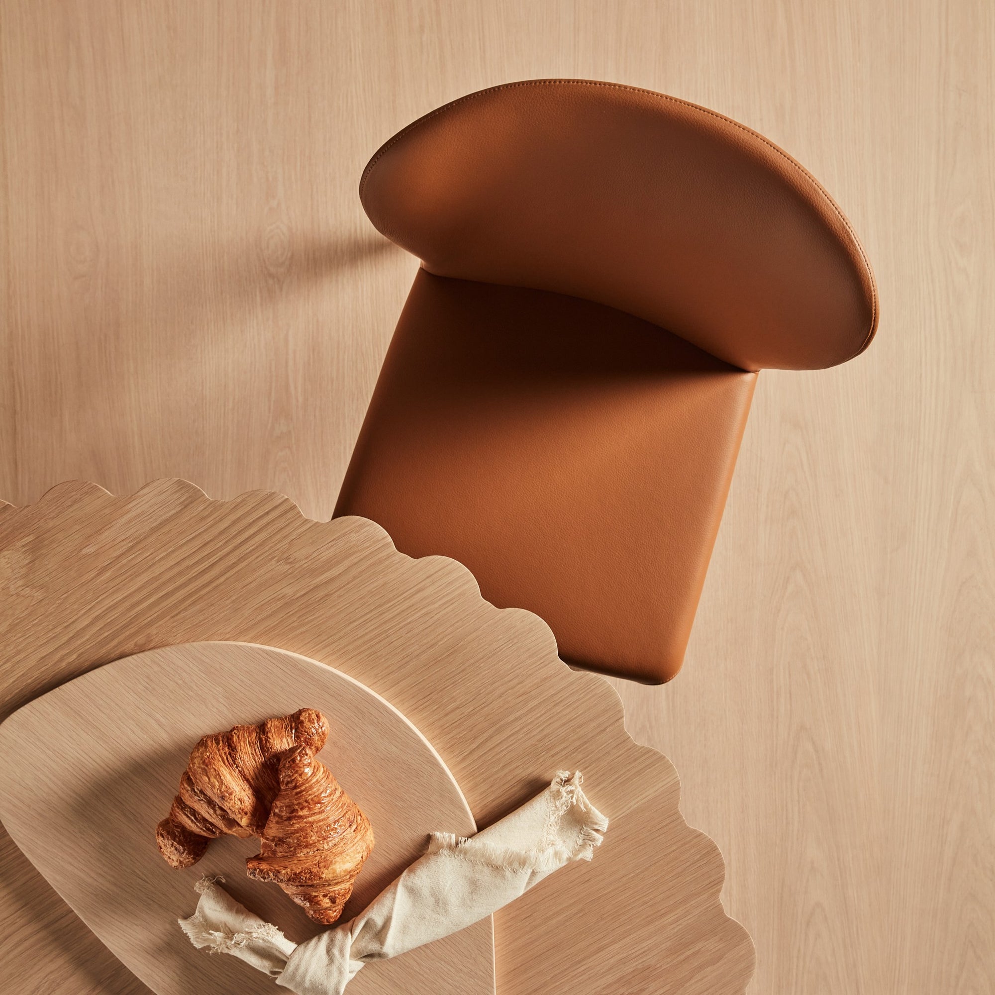 Tulip Dining Chair Faux Leather