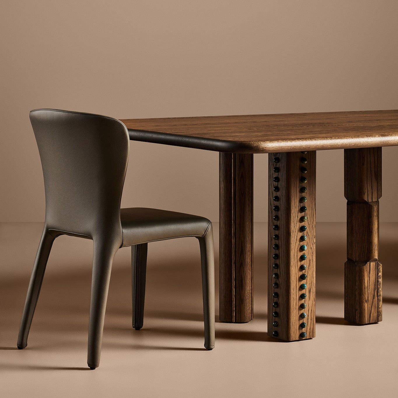 Tulip Dining Chair Faux Leather