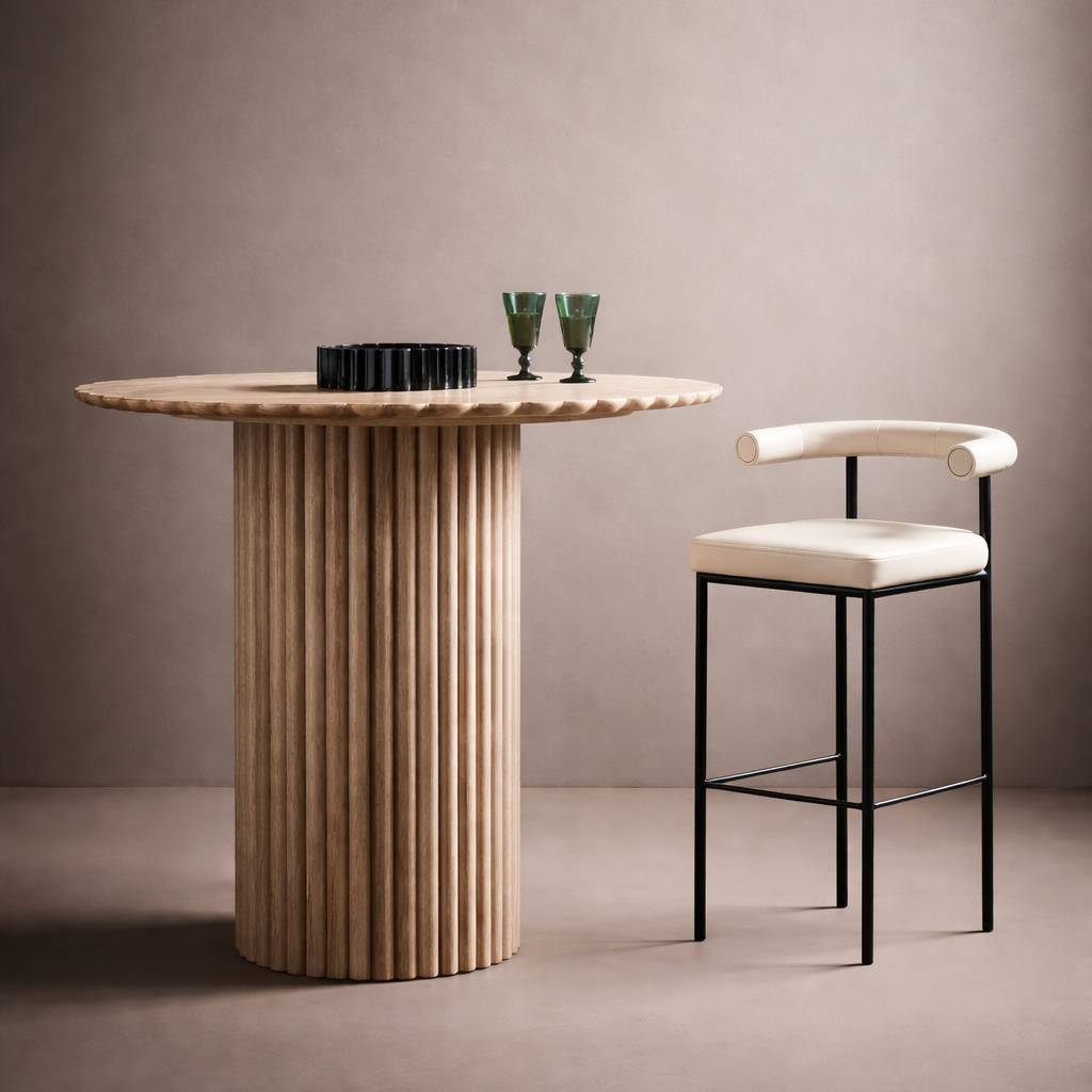 Topaz Stool- Faux Leather