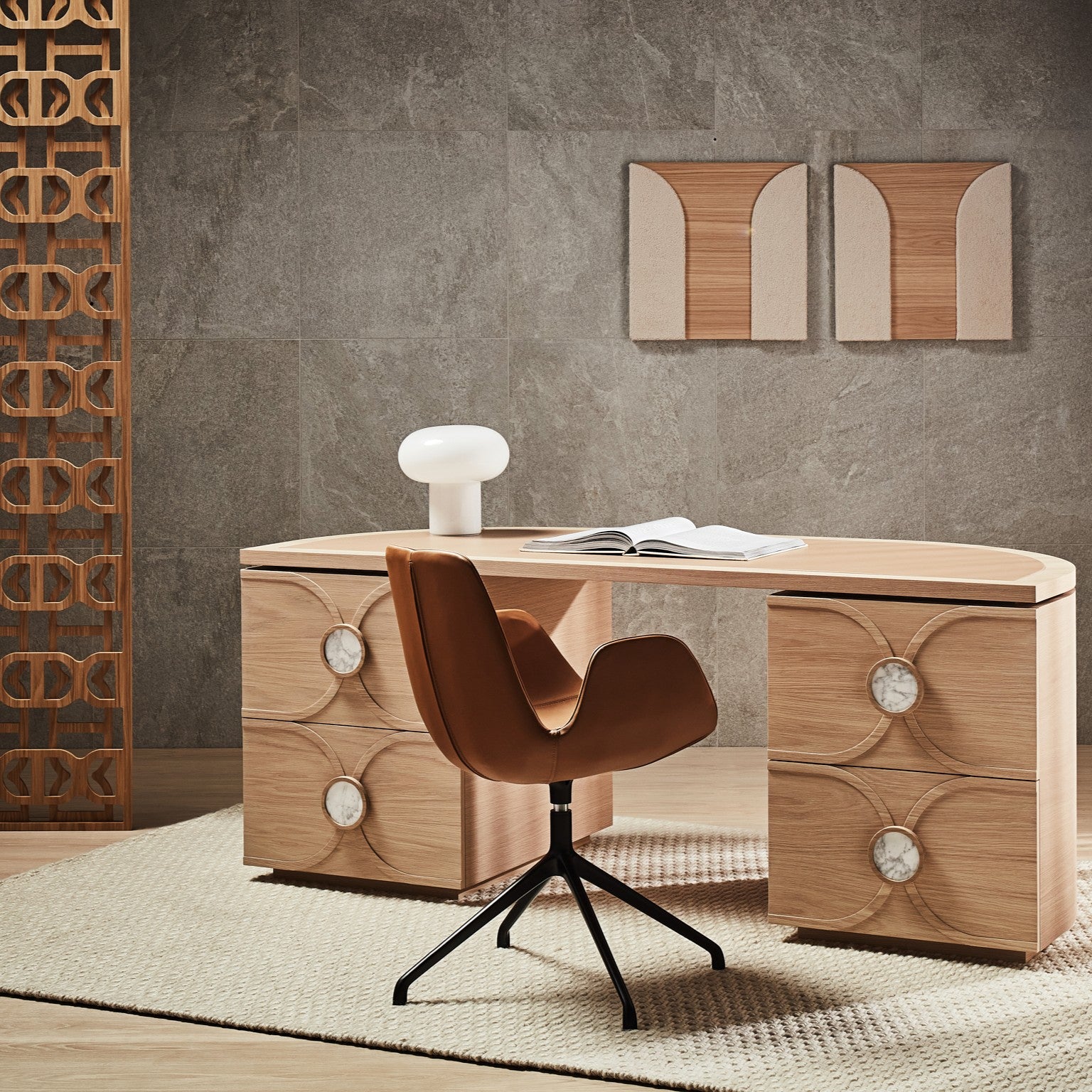 Cloud Boardroom Chair Star base - Genuine Leather