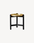 Tribute Lamp Table With Brass Top - Zuster Furniture