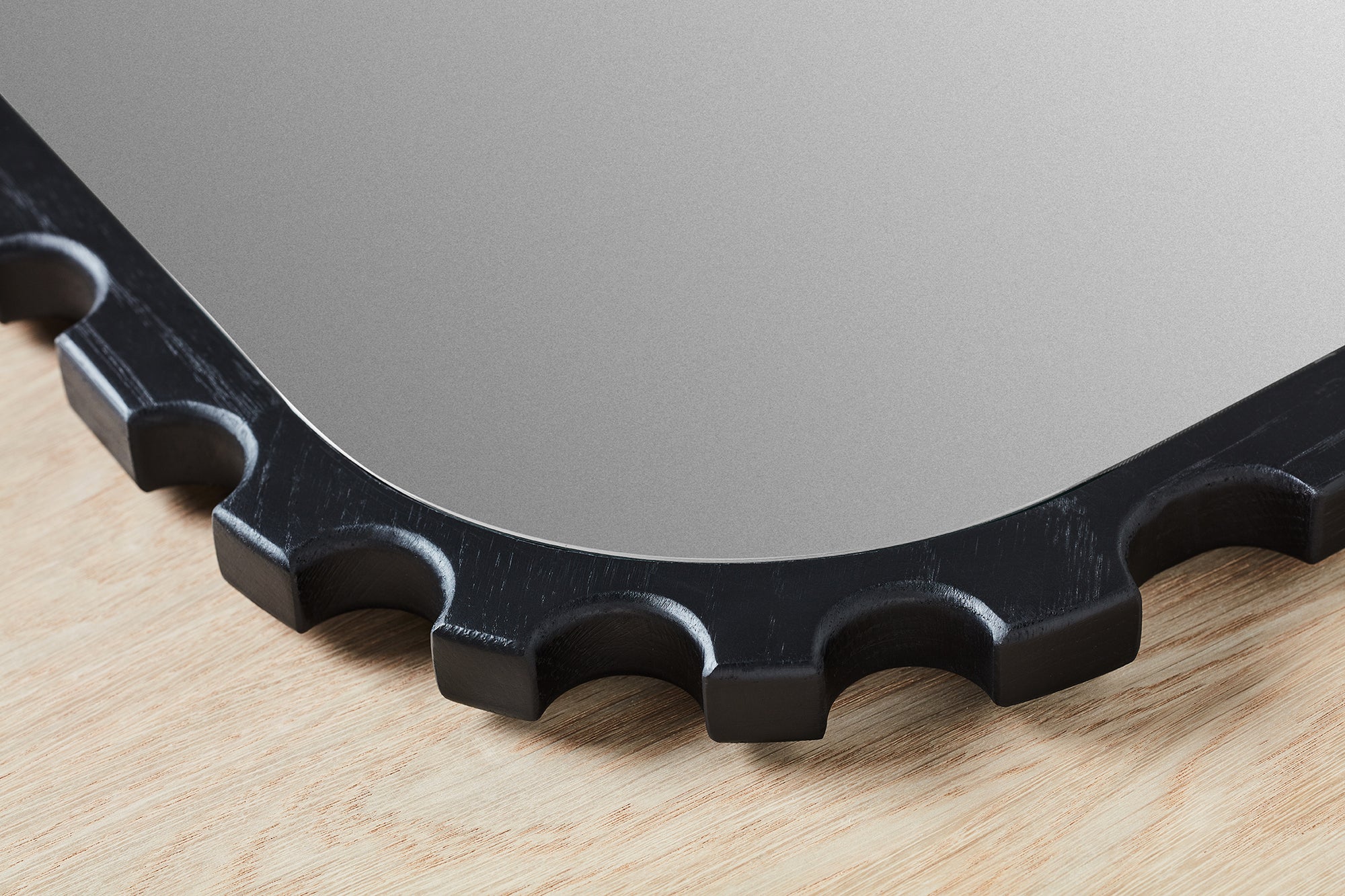 Halo Scalloped Mirror Tray - Zuster Furniture