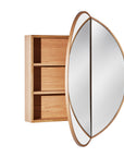 ISSY Halo Mirror with Shaving Cabinet - Zuster Furniture