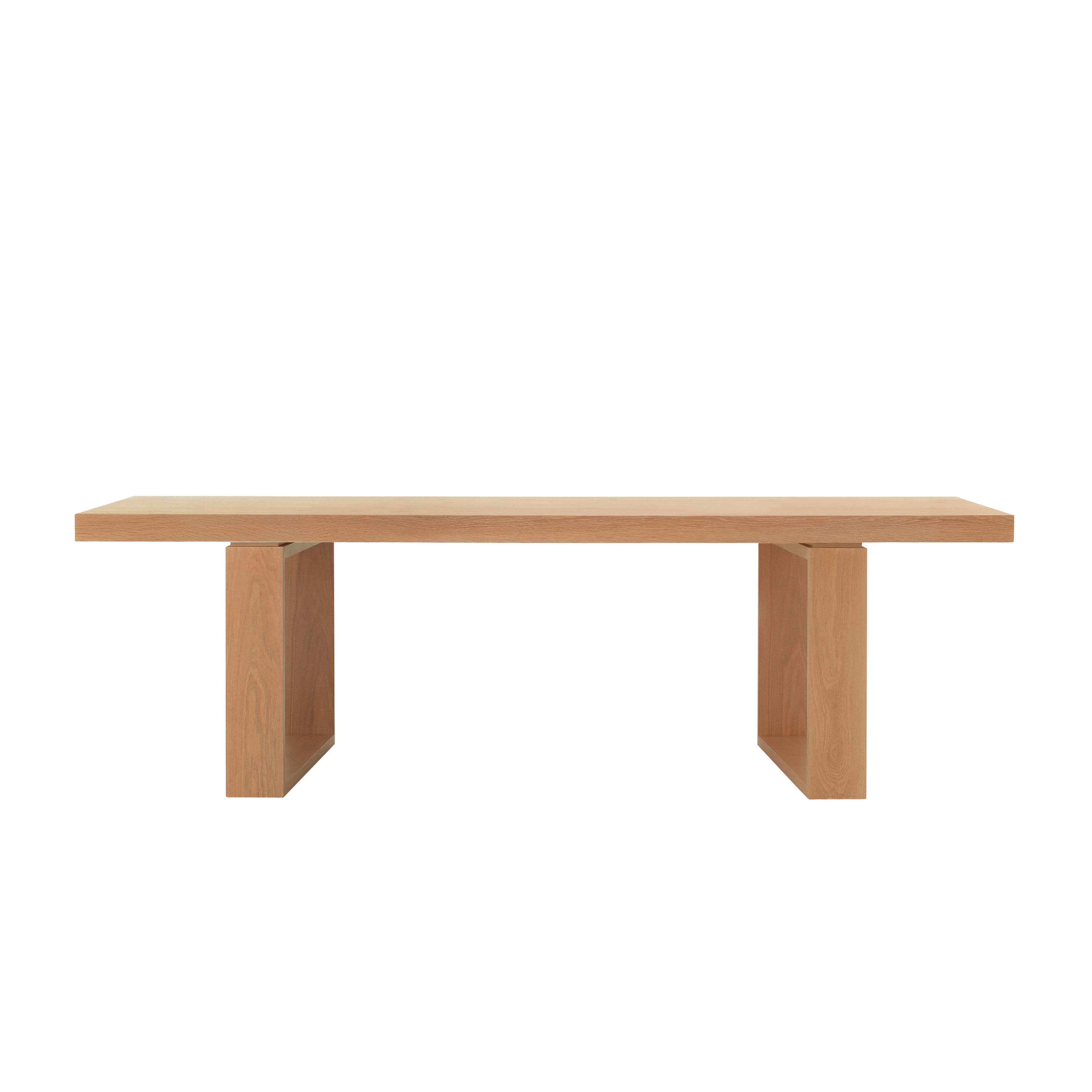 April Dining Table with Sleigh Base - Zuster Furniture