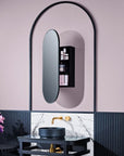 ISSY Blossom Mirror with Shaving Cabinet - Zuster Furniture