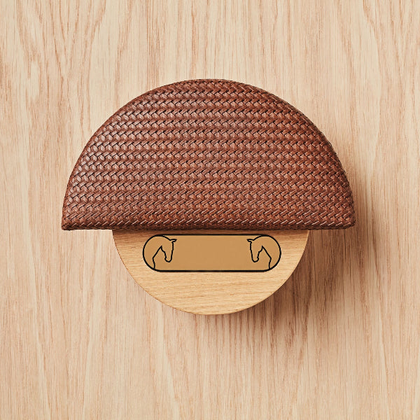 Bridle Wall Hooks - Set of Three - American Oak - Zuster Furniture