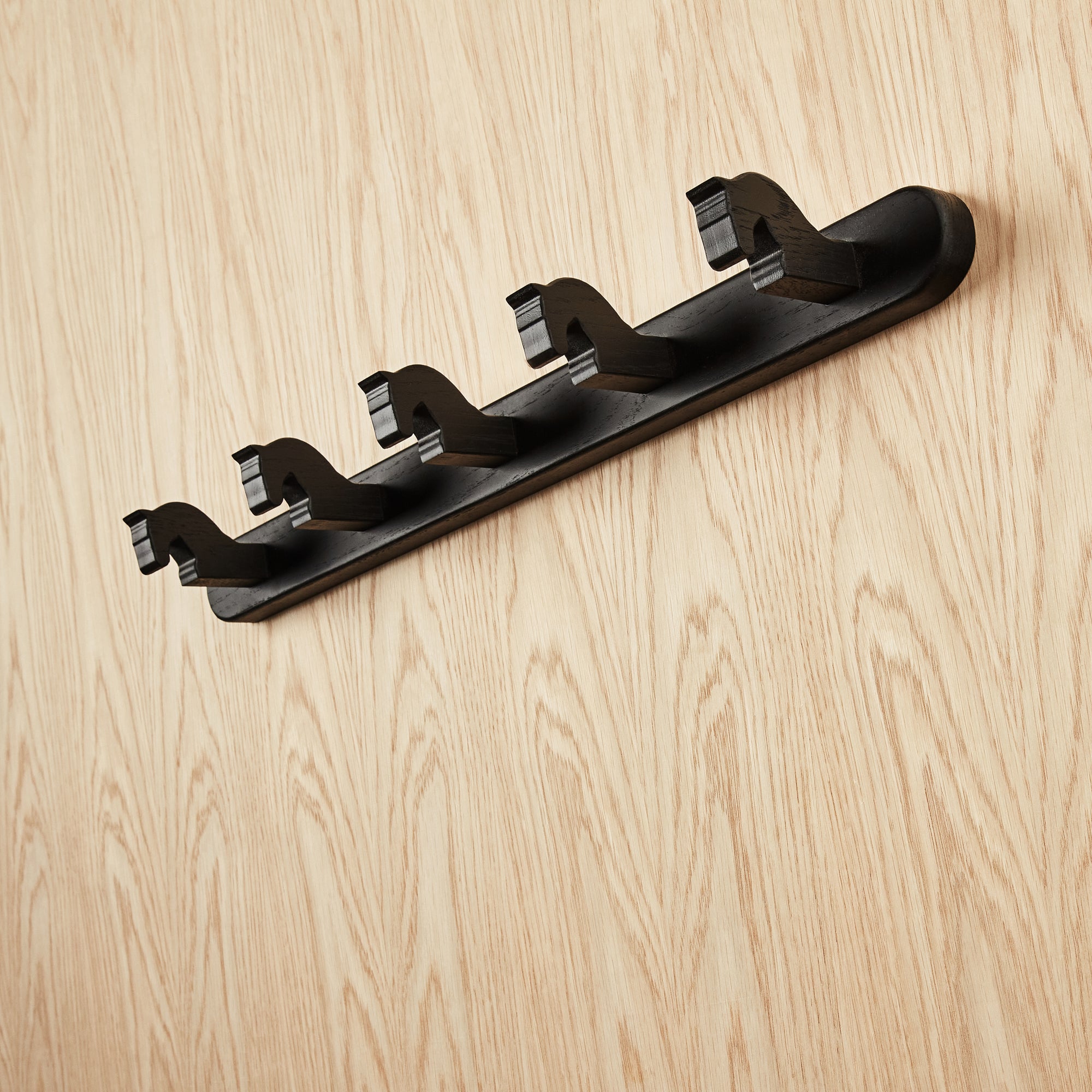 Horse Head Wall Hooks - Set of 5 - Zuster Furniture