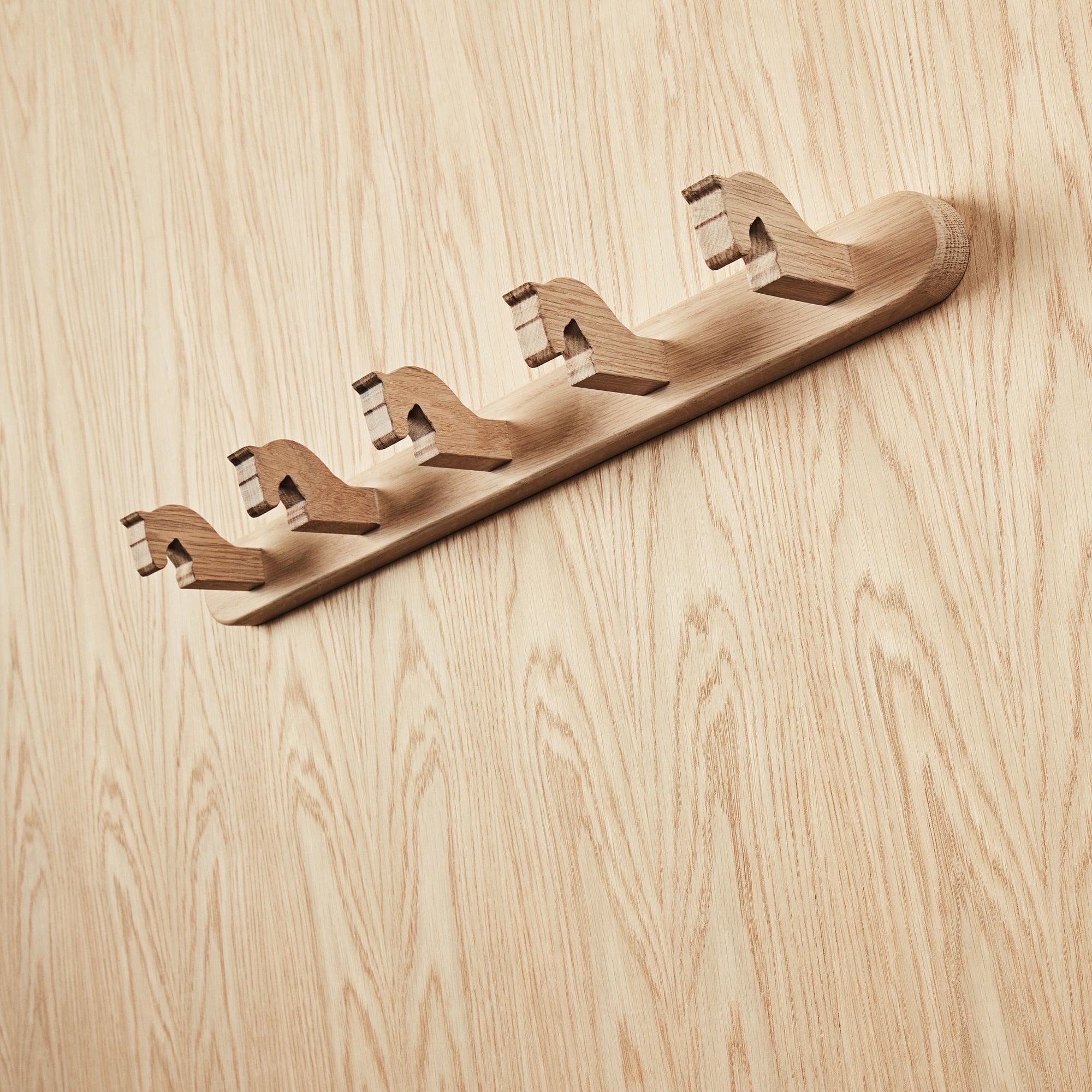 Horse Head Wall Hooks - Set of 5 - Zuster Furniture