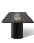 Embellish Grande Dining Table With Marble Inlay