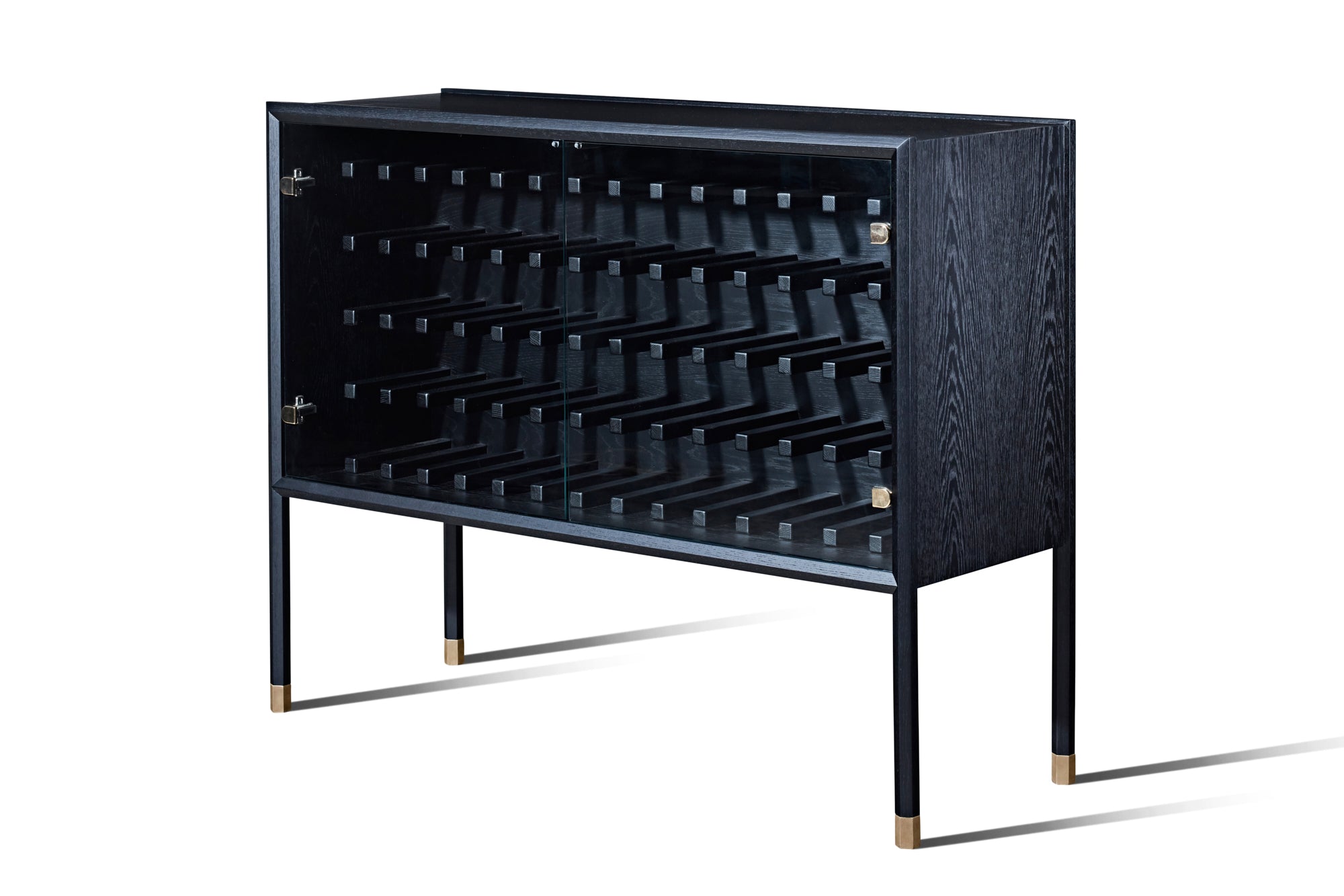 Halo Low Wine Storage Cabinet - Zuster Furniture
