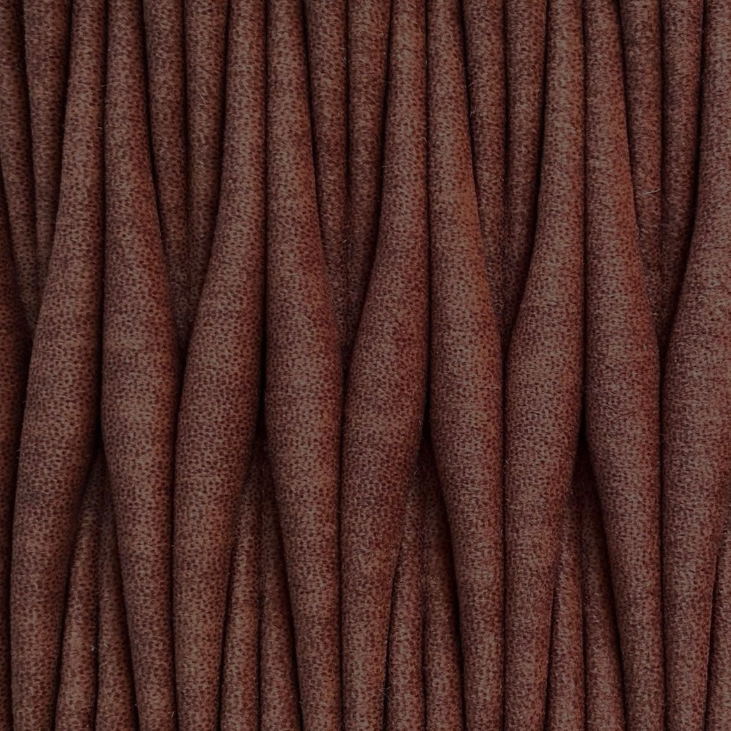 Rust Suede Cloth - Ribbon Stitch - Zuster Furniture