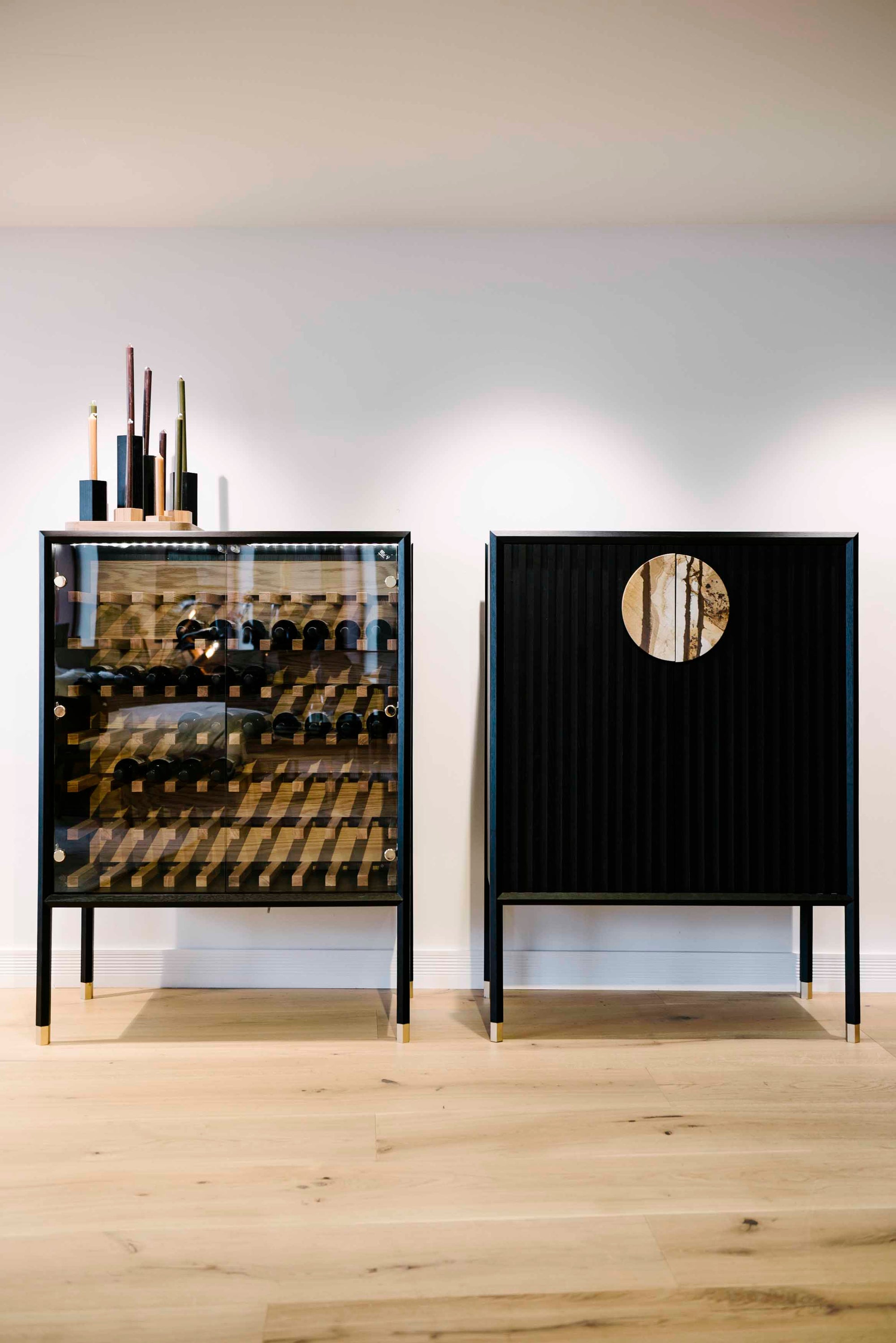 Halo Wine Storage Cabinet - Zuster Furniture